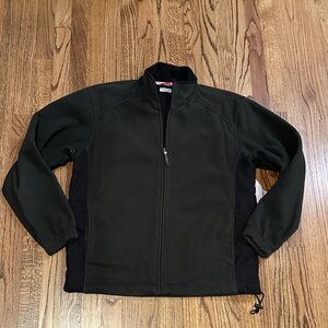 Men’s green and Black Izod Fleece Jacket. Size L